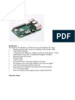 Component Details Raspberry Pi 3