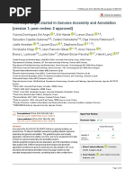 Ten Steps To Get Started in Genome Assembly and Annotation