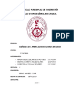 Analisis Del Mercado de Motos