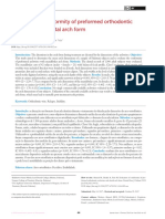 Evaluation of Conformity of Preformed Orthodontic Archwires and Dental Arch Form