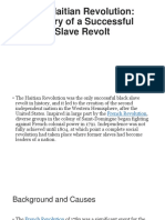 The Haitian Revolution: History of A Successful Slave Revolt