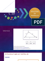 Solution OF Triangles