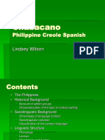 Chabacano: Philippine Creole Spanish