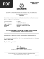 Certificado Estado Cedula 52798805