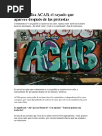 Qué Significa ACAB