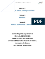 Módulo 3.: Personas, Familia, Bienes y Sucesiones