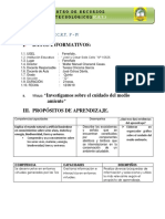 Sesión de C.R.T. Investigamos Sobre El Cuidado Del Medio Ambiente.