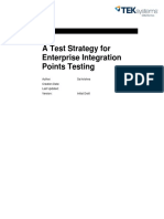 API Integration Test Strategy