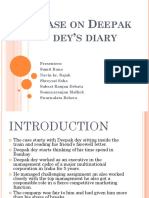 Case On Deepak Dey's Diary