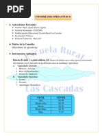 Infome Psicopedagogico Mario Rocha