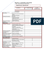 Dr. Carlos S. Lanting College: Activities Output 1 Checking Date Completed