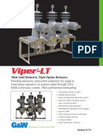 16ka Solid Dielectric, Triple Option Reclosers