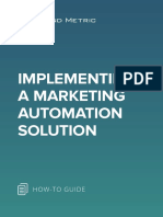 Implement A Marketing Automation Solution