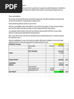 REVENUE (Average) : 100.00% Gross Sales 1201000 1,201,000 Less: 0 Net Revenue 116,000