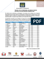 Comunicado #015-2019-CE