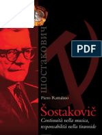 Rattalino, Piero. Sostakovic. Continuitá Nella Musica, Responsabilitá Nella Tirannide