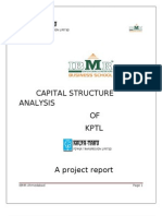 Capital Structure Analysis