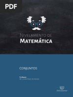 Nivelamento 1 - Matemática - Unicesumar