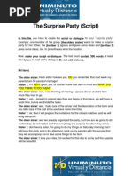 The Surprise Party (Script)