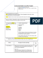 Direct Instruction Social Studies Lesson Plan Template