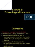 Inbreeding and Heterosis