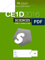 Evaluation Certificative - CE1D - Sciences - 2016 - Questionnaires Standard (Ressource 13298)