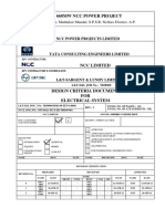 Design Criteria Document of Electrical Systems For 2 X 660 MW Thermal Power Plant DCD NPT10111-PE-E-ED-500100-001 - R2