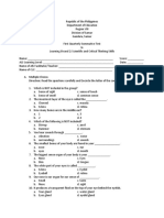 Summative Test in LS2