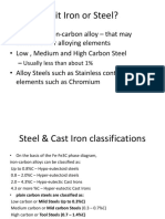 Classification of Steel