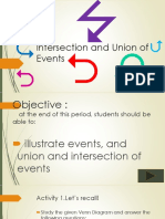 Intersection and Union of Events