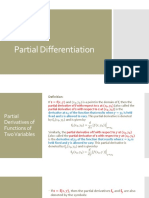 10 - Partial Differentiation