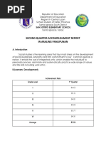 San Sotero Second Quarter A.P Accomplishment