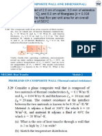 Problems On Composite Wall (One Dimensional) : MEE2005: Heat Transfer