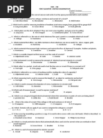 1st Quarter Exam-EIM 7 & 8