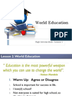 World Education - Lesson 2