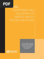 World Health Organization - 2007 - Mental Health Policy and Service Guidance Package