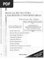 Nogueira 2004 Manual de Lectura y Escritura Universitarias Introduccion Cap 6 El Informe de Lectura