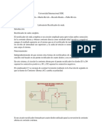 Informe Electronica Diodos Rectificadores