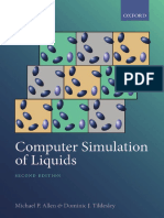 Computer Simulation of Liquids PDF