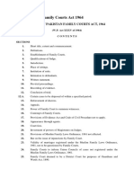 West Pakistan Family Courts Act 1964 PDF