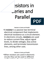 Resistors in Series and Parallel Connections