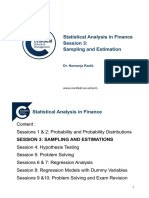 Sampling and Estimation