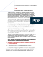 Relaciona Los Instrumentos de Evaluación de Impacto Ambiental Con La Legislación Minera Relevante Al Tema