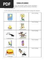 Forms of Energy Cartoon