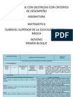 Pud Matemática 9no 2017