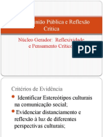 Dr4 - Opinião Pública e Reflexão Crítica