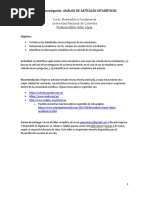 Taller Investigación Estadística (Bioestadística Fundamental) PDF