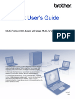 Network User's Guide: Multi-Protocol On-Board Wireless Multi-Function Print Server