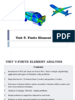 Unit 5. Finite Element Analysis