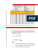 Example Earth Resistance Calculation